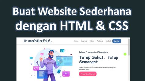 Tutorial Membuat Website Sederhana Menggunakan HTML & CSS