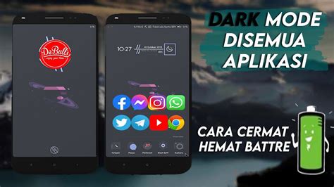 Tutorial Mengaktifkan Mode Gelap di Semua Aplikasi Android