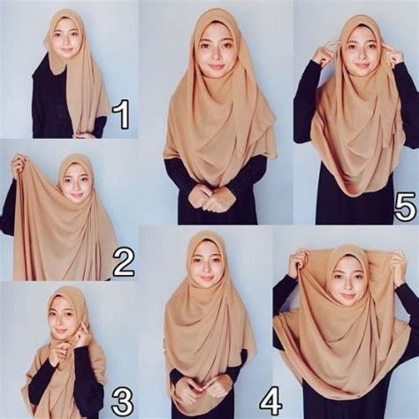 Tutorial Hijab Pashmina Simple Menutup Dada