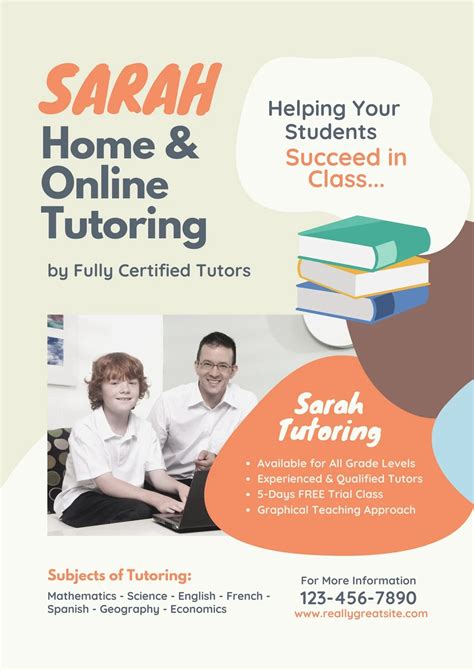 Tutoring Flyer Template Free