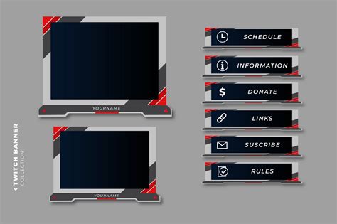 Twitch Tv Overlay Template