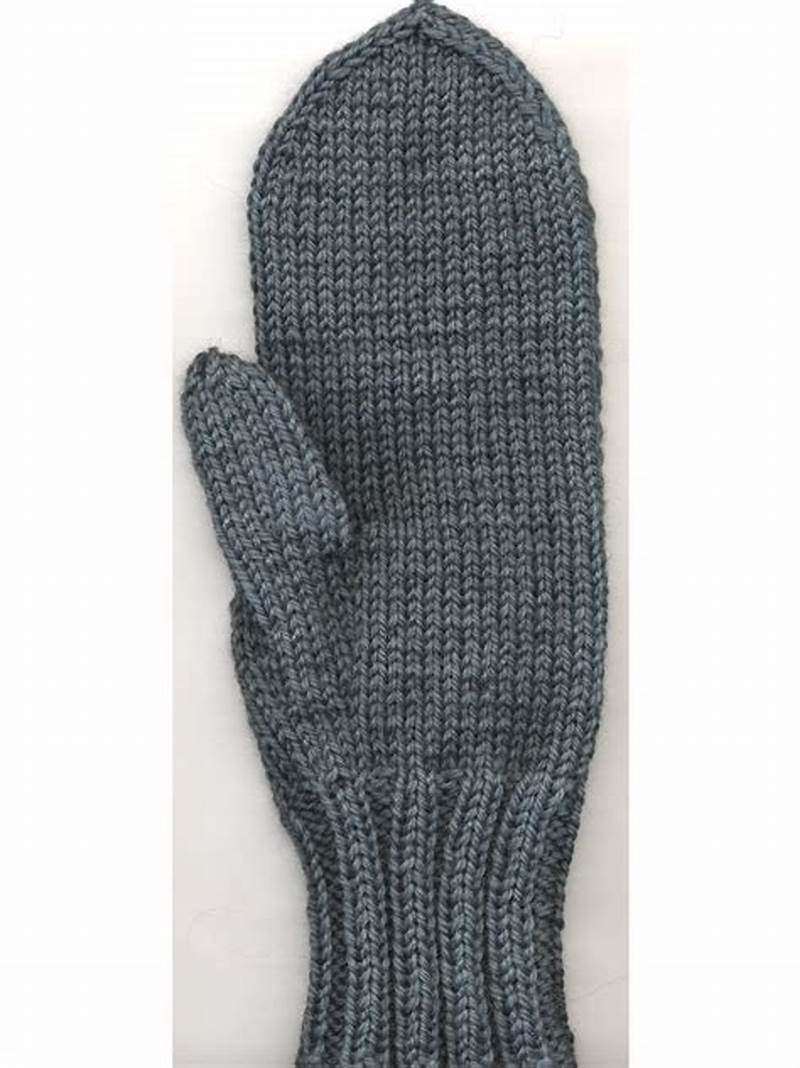 Two Needle Mitten Pattern