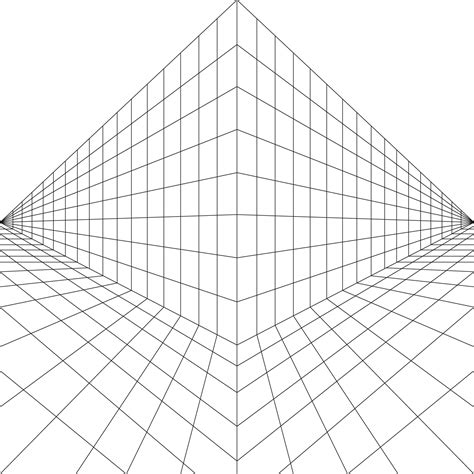 Two Point Perspective Grid Template