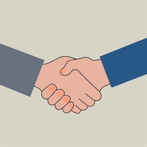 Two hands shaking in agreement