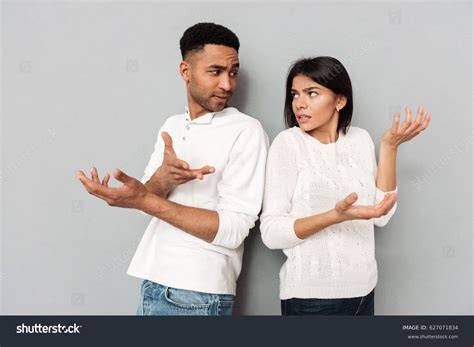 Two people confused