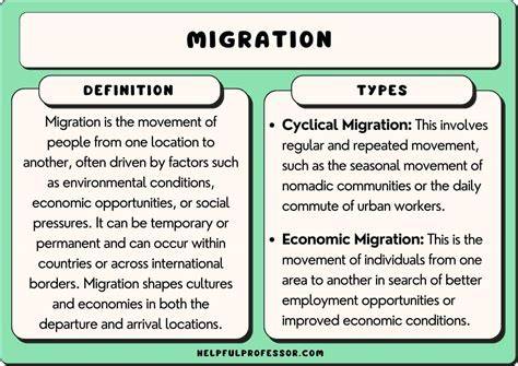 Types of Human Migration