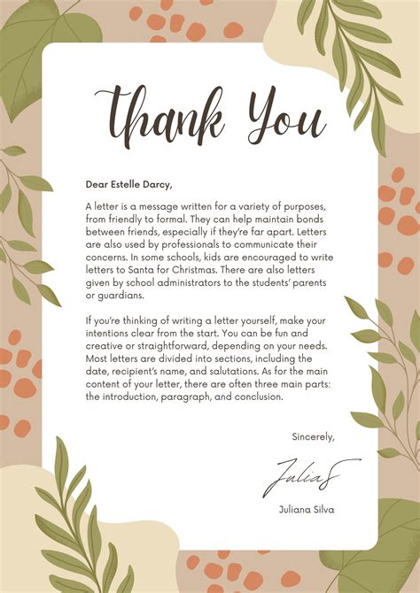 Jenis-Jenis Surat Terima Kasih dan Penghargaan