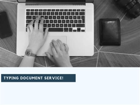 Typing a document