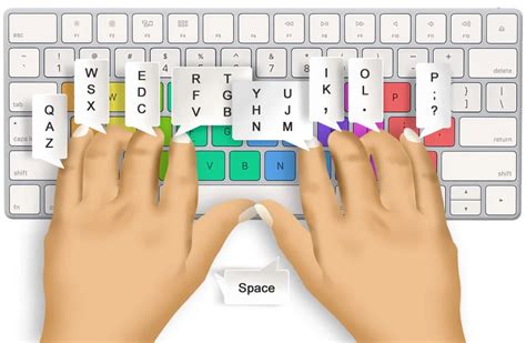 Typing hands