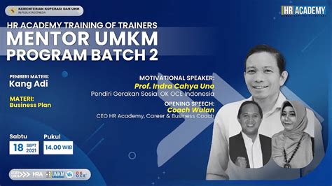 Group of UMKM participants in training