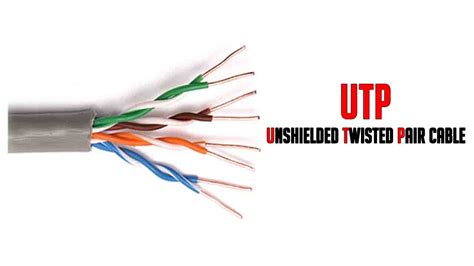 UTP cable structure
