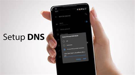 Ubah DNS Android