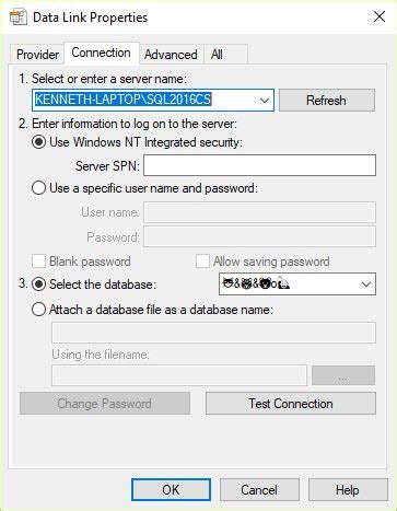Udl File Will Not Save Initial Catalog