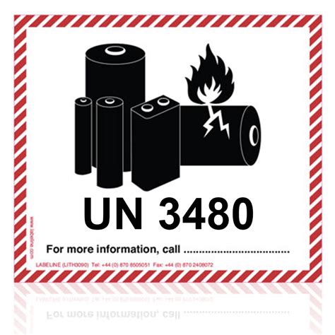Un 3480 Label Printable