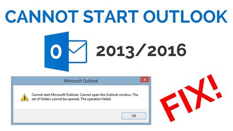 Unable to Open a File Icon Outlook