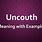 Uncouth Meaning