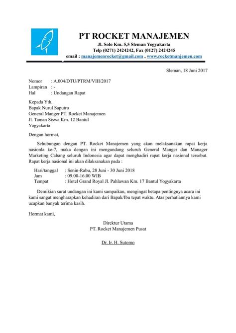 Undangan Acara Perusahaan