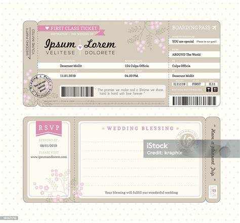 Undangan Boarding Pass