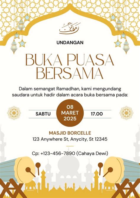 Undangan Buka Puasa Formal