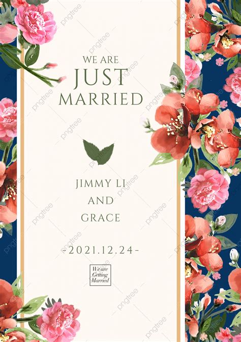 Undangan Floral Romantis