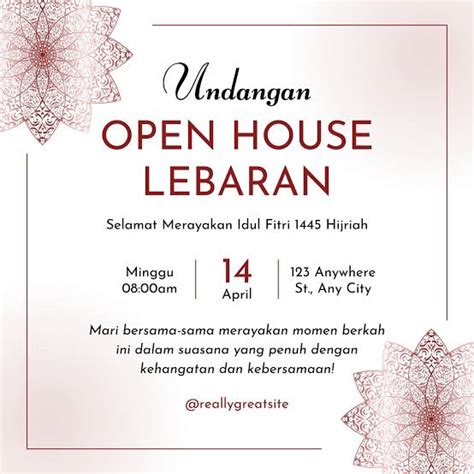 Undangan Open House