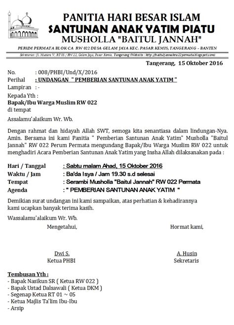 Undangan anak yatim