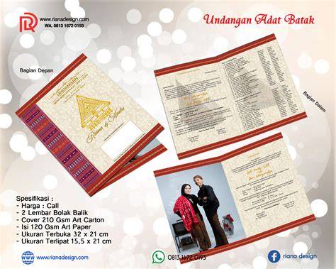 Undangan pernikahan adat
