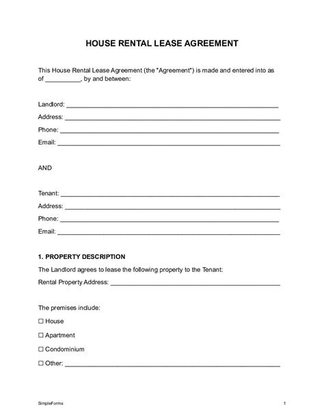 Understanding House Rental Agreement