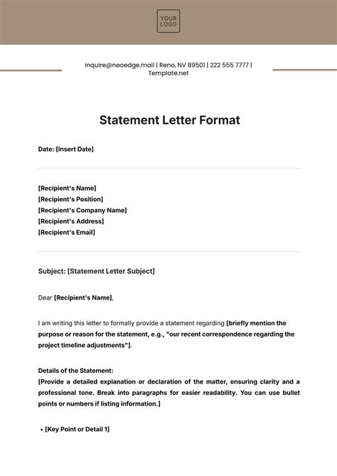 Understanding Statement Letter for ODGJ