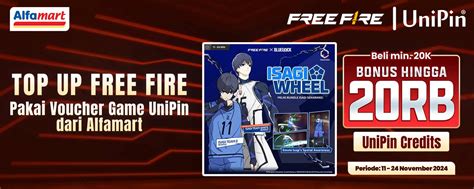 UniPin Top Up Game Free Fire Bonus