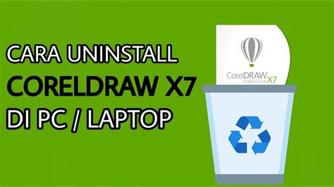 Uninstall CorelDRAW X7