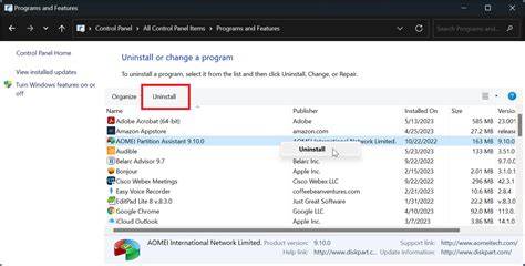 Uninstall Program