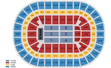 United Center Chicago Seating Chart Concert