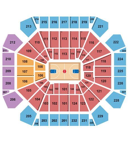 United Spirit Arena Seating Chart