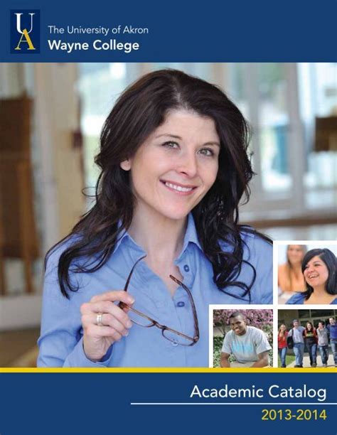 University Of Akron Wayne College Course Catalog