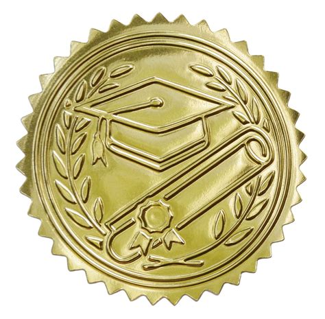 University certificate seal