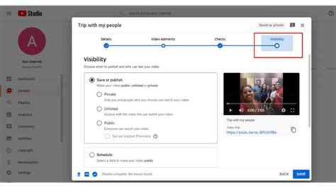 Unlisted Youtube