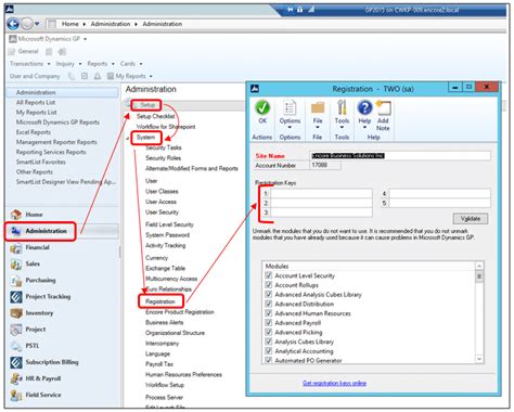 Unlock Dynamics GP: Mastering Module Registration & Functionality