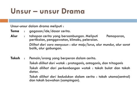 Unsur Drama