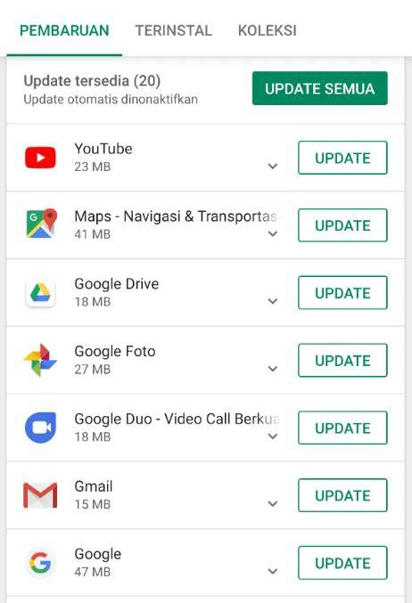 Update Aplikasi