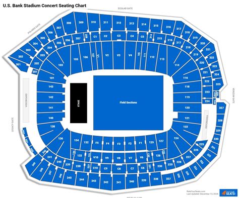 Us Bank Seating Chart Concert