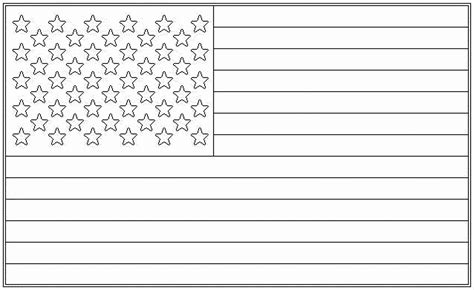 Us Flag Coloring Page Printable