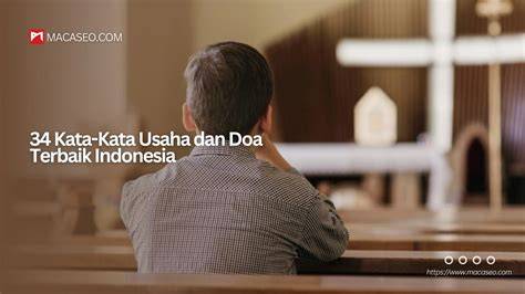 Usaha dan Doa