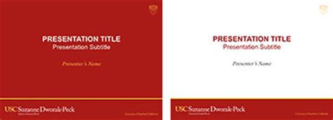 Usc Powerpoint Template