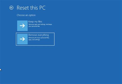 Use the Reset this PC option