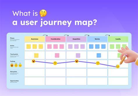 User Journey Map Illustration