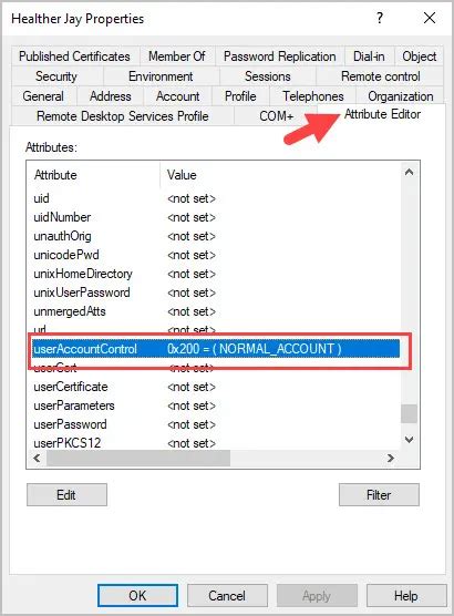 UserAccountControl Flags