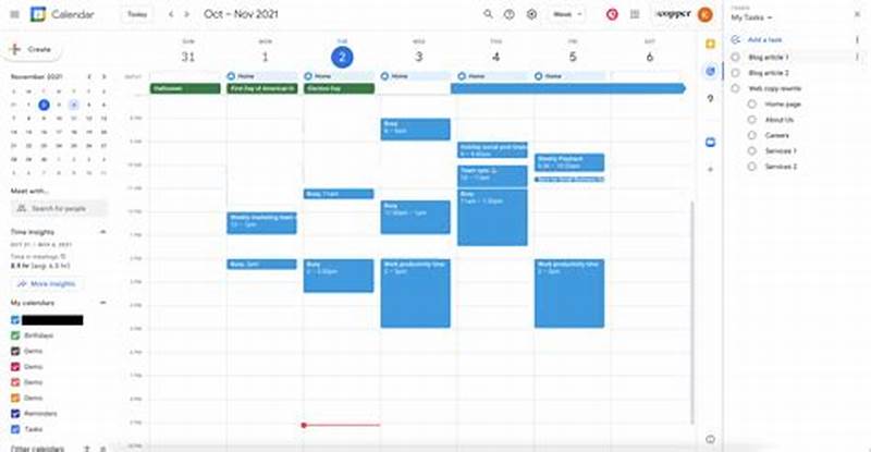 Using Google Calendar For Task Management