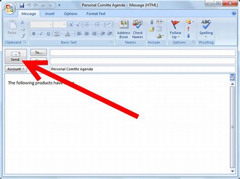 Using Templates In Outlook