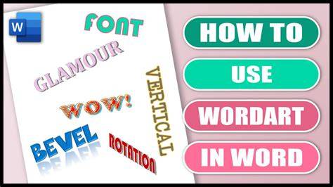 Using Word Art